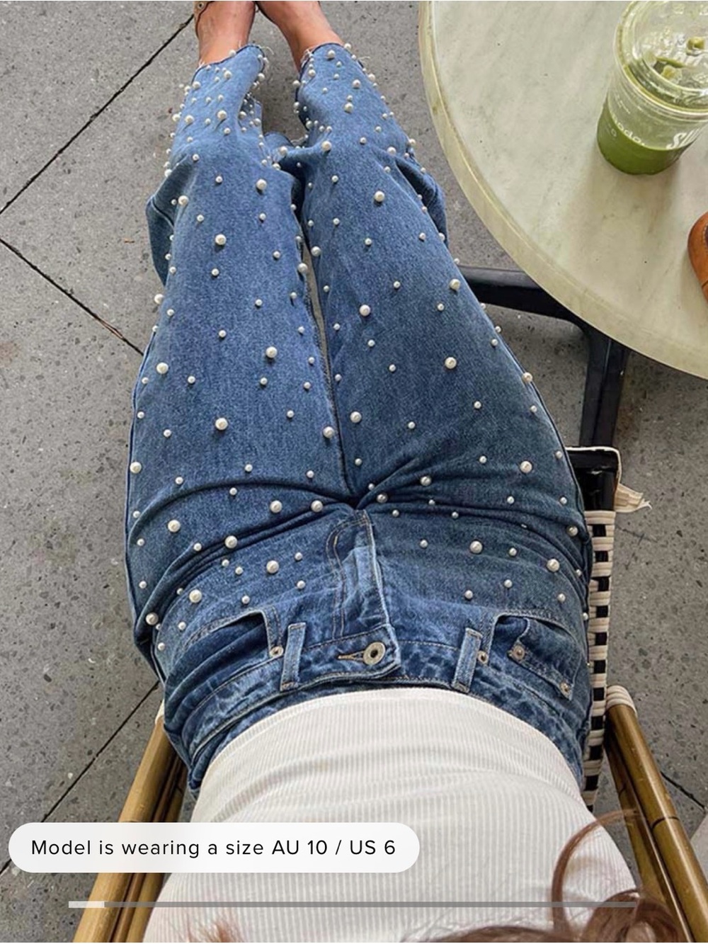 Denim Dazzle Pearl Mid Wash High Waisted Jeans - Beginning Boutique!! SOOO cute!